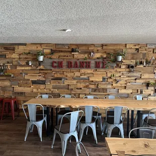 CM Banh Mi story wall. Play a game of eye spy with the hidden gems