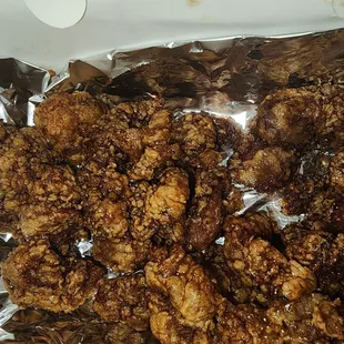 Gizzards with soy garlic