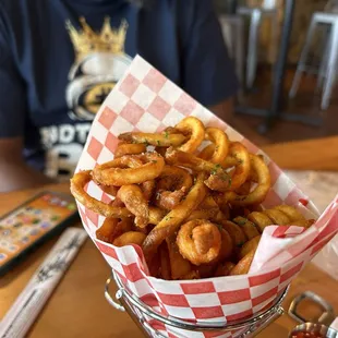 Crispy fries, cooked to perfection.