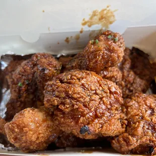 a box of fried chicken