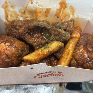 Hot pepper 1/2 chicken $14.99 + tax