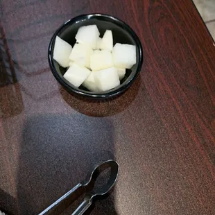 Side of pickled radishes