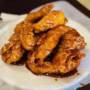 Spicy garlic tenders