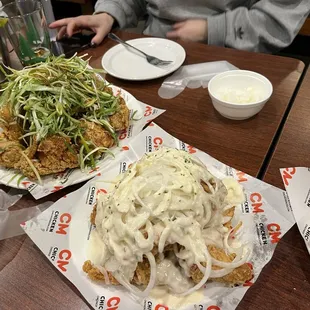 Snow Onion Original, Mania Lemon Spring Onion Chicken