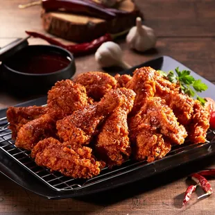 Red Hot Pepper Tikkudak Tikku Oven Chicken Tossed In Our Addictive Gochujang Sauce. https://www.cmchickenlahabra.com/