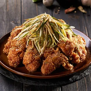Soy Garlic Spring Onion Chicken Crispy Chicken With Good Taste. https://www.cmchickenlahabra.com/