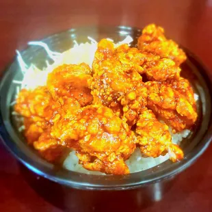 new Lunch Menu~
Chicken Rice Bowl(Garlic spicy)
Only $9.99