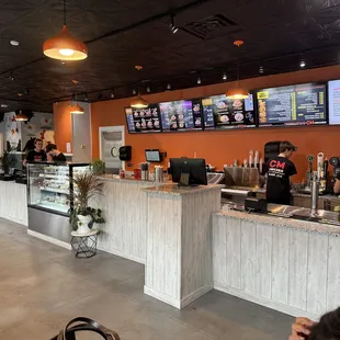 Ordering counter area.