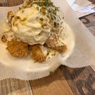 Snow onion chicken