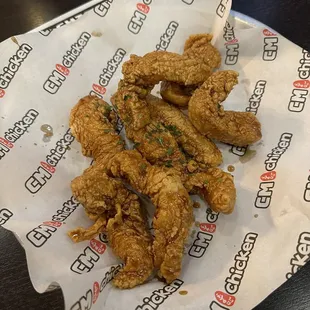 Soy garlic chicken tenders