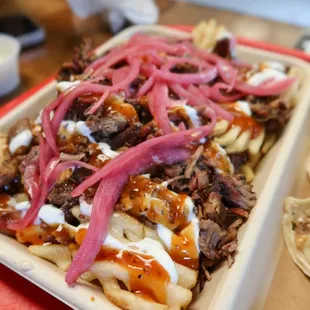 Brisket loaded fries