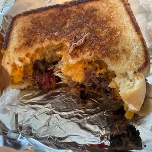 Brisket Patty Melt