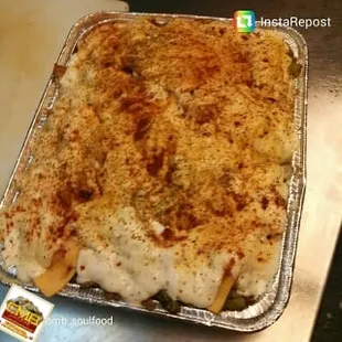 Small &amp; large  pans of any combo of are meats for a potatos great for party's an meetings sm$50 lg$100