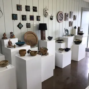 The east wall of the gallery