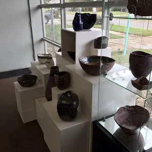 The work of Roberta McBride fills the front window