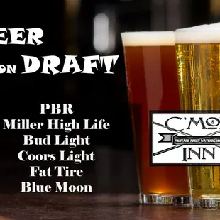 a pint and a glass of beer