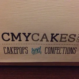 a box of cakepop and confecting