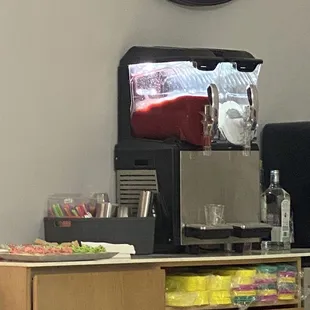 Complimentary cupcakes, cookies, margaritas