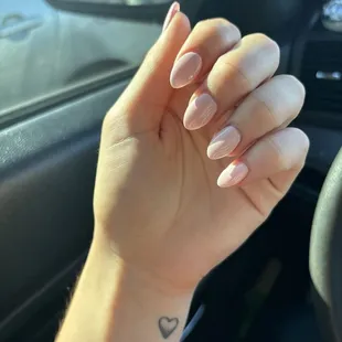 Pink nails