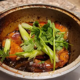 Catfish clay pot