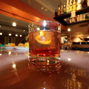 One of the specialty whiskey drinks at co. bar Frisco, CO