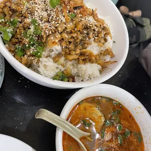 Baby Clam Over Rice