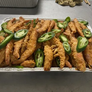 Salt and Pepper Prawns