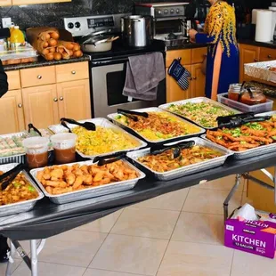 Good spread- everything by Co Hoang except roasted pig