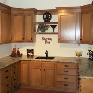 In stock cabinets