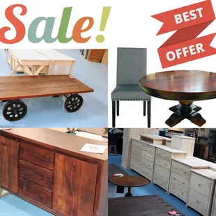 We offer unique sales monthly.