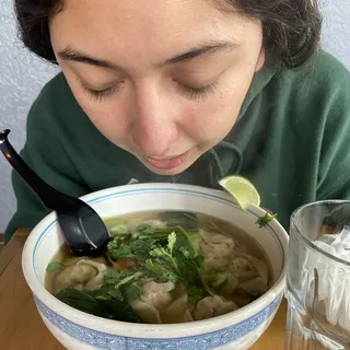 Wonton Egg Noodle Soup