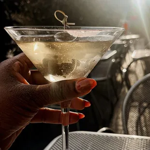 Hendricks Dirty Martini!