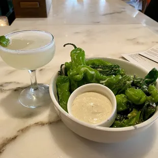 Blistered Shishito Peppers