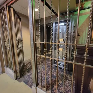 the inside of a jail cell