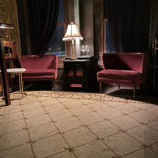 Co-Sign speakeasy parlor room