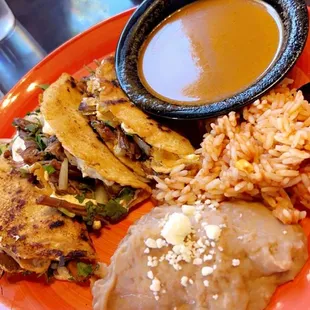 Brisket Birria Taco plate