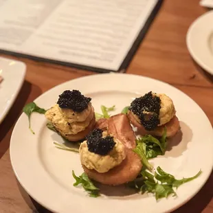 Fancy deviled eggs