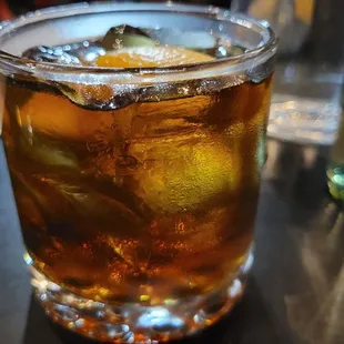 Maple walnut old fashioned