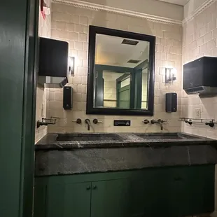 Restroom area.