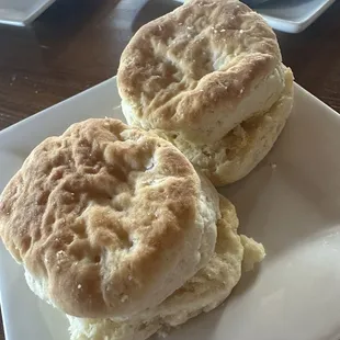 Side of biscuits. Two biscuits for around $2.