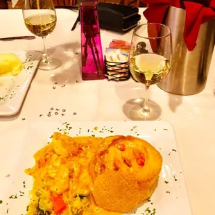 paella, food