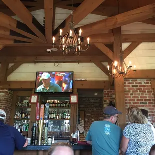 View towards bar