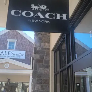 Coach Outlet entrance