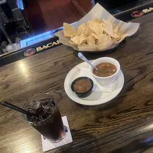 Whiskey With Chips &amp; Coach's Salsas