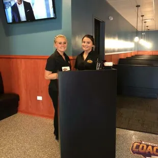 Two of our friendly hosts