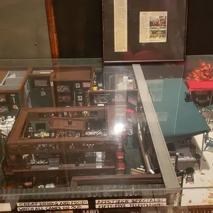 a model of a restaurant