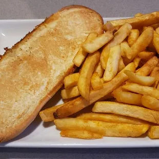 The Cuban 1/2 sandwich and fries