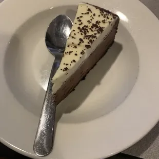 Hot chocolate cheesecake
