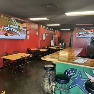 interior, sushi and sashimi