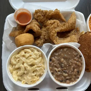 chicken wings and fried chicken, food